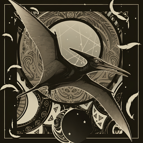 Polerón Pterosaur — Vintage Cosmic Edition